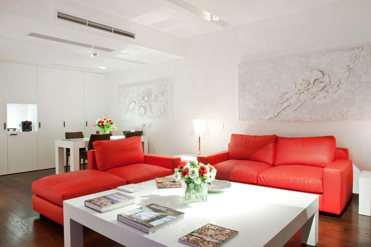 มัญญา ปาร์ โลเตล อา ปาร์ฟูม Hotel มิลาน ภายนอก รูปภาพ A living room